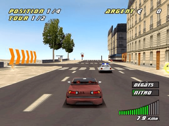 Paris-Marseille Racing II screenshot 4 for Playstation